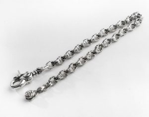 Thick chain with decorated rings CC266CPF