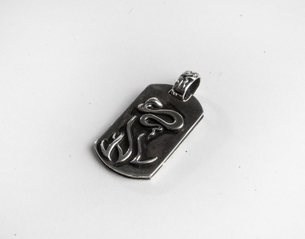 Military plate pendant CC285
