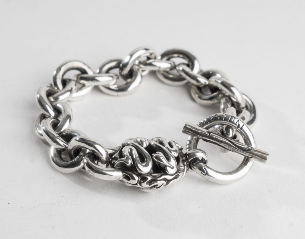 Thick chain mail bracelet CC388