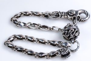 Silver Arrowhead Wallet Chain
