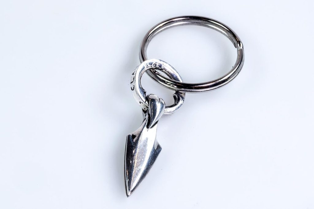 Silver  Arrowhead Keyring
