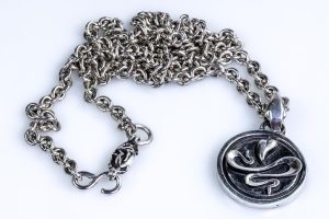 Collana medaglia in argento